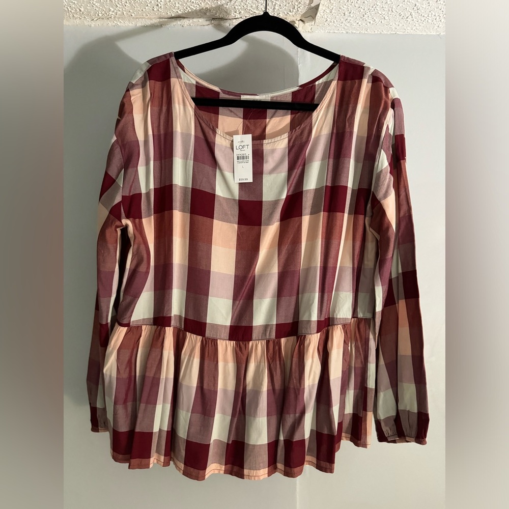 Loft Peplum top